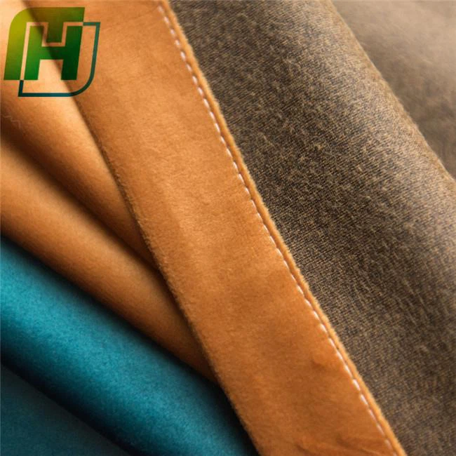 Blackout Holland velvet curtain fabric 