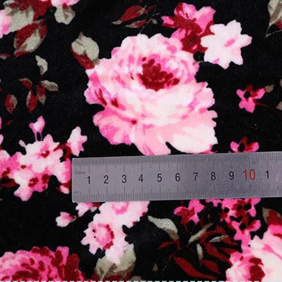 Painettu joustava samettikangas